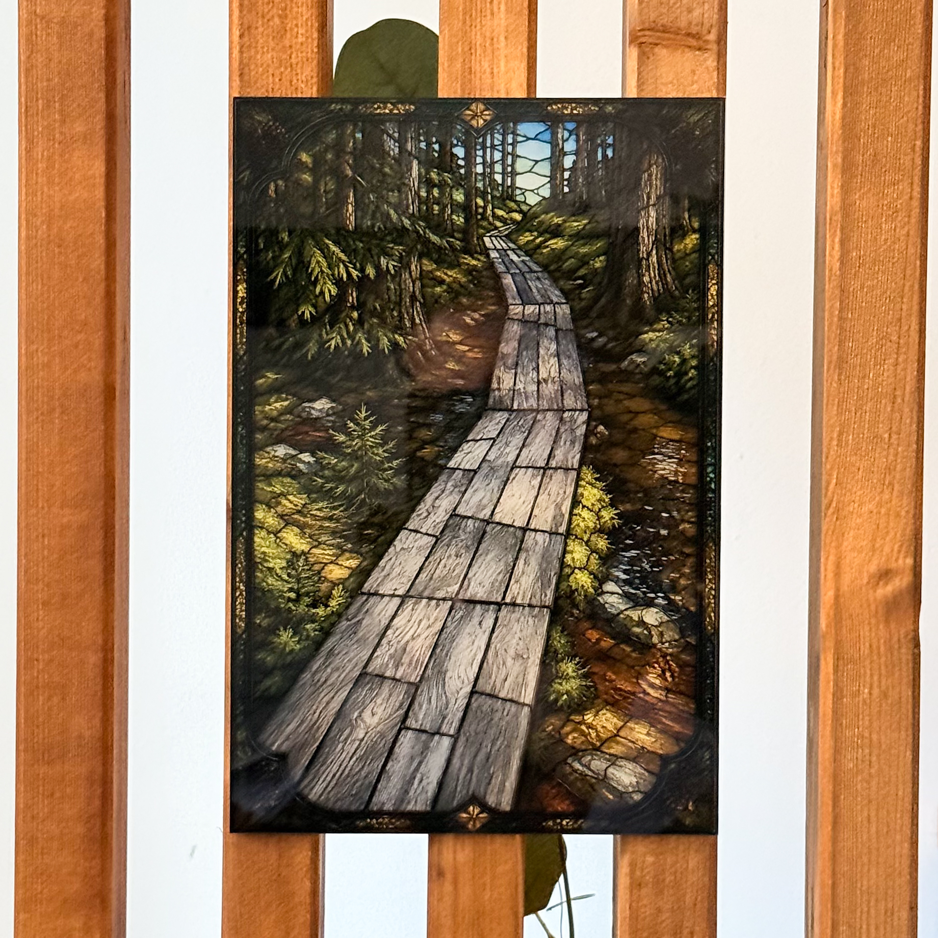 Bog Path - Decorative Acrylic Glass Panel - Mythpane Authentic - Image 3