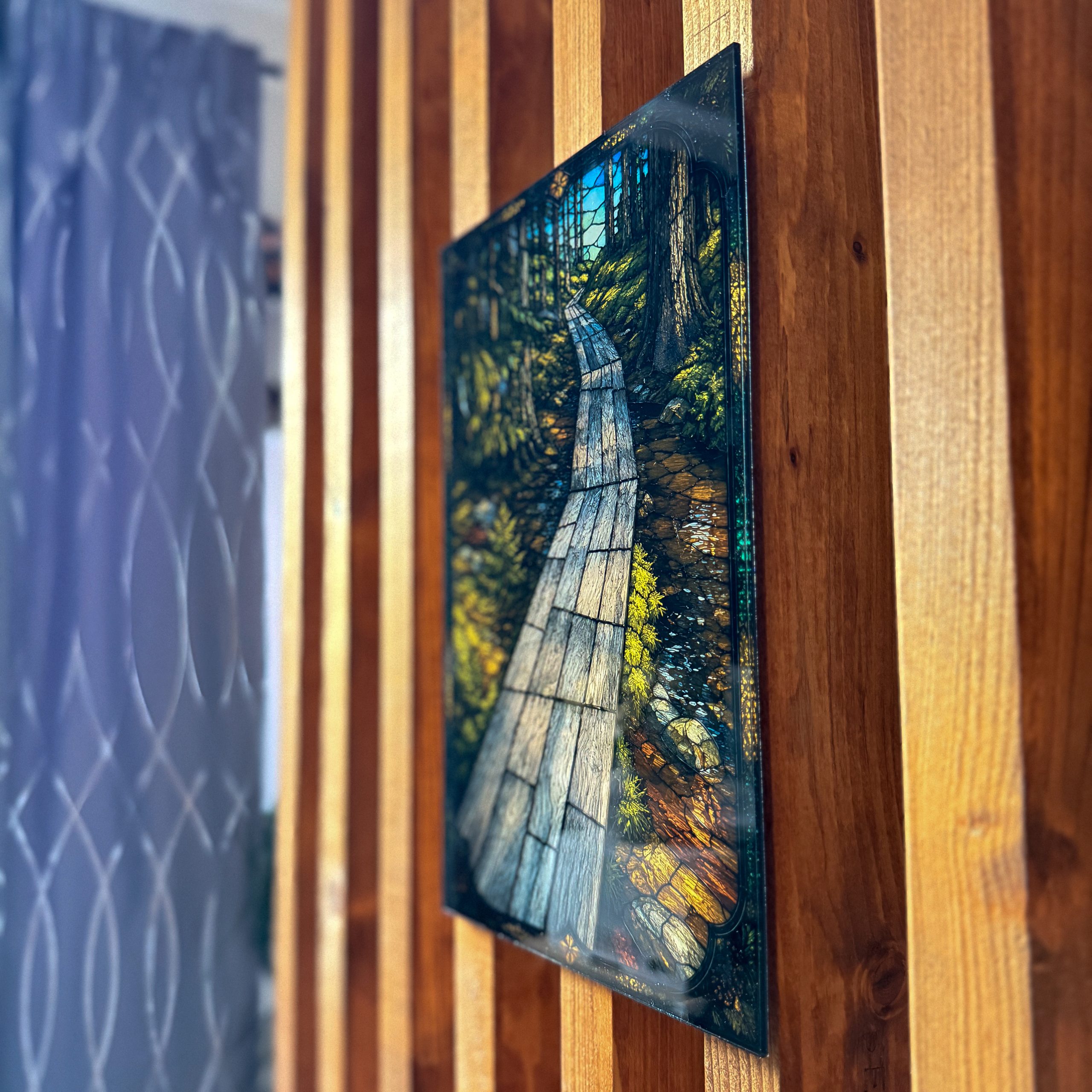 Bog Path - Decorative Acrylic Glass Panel - Mythpane Authentic - Image 4