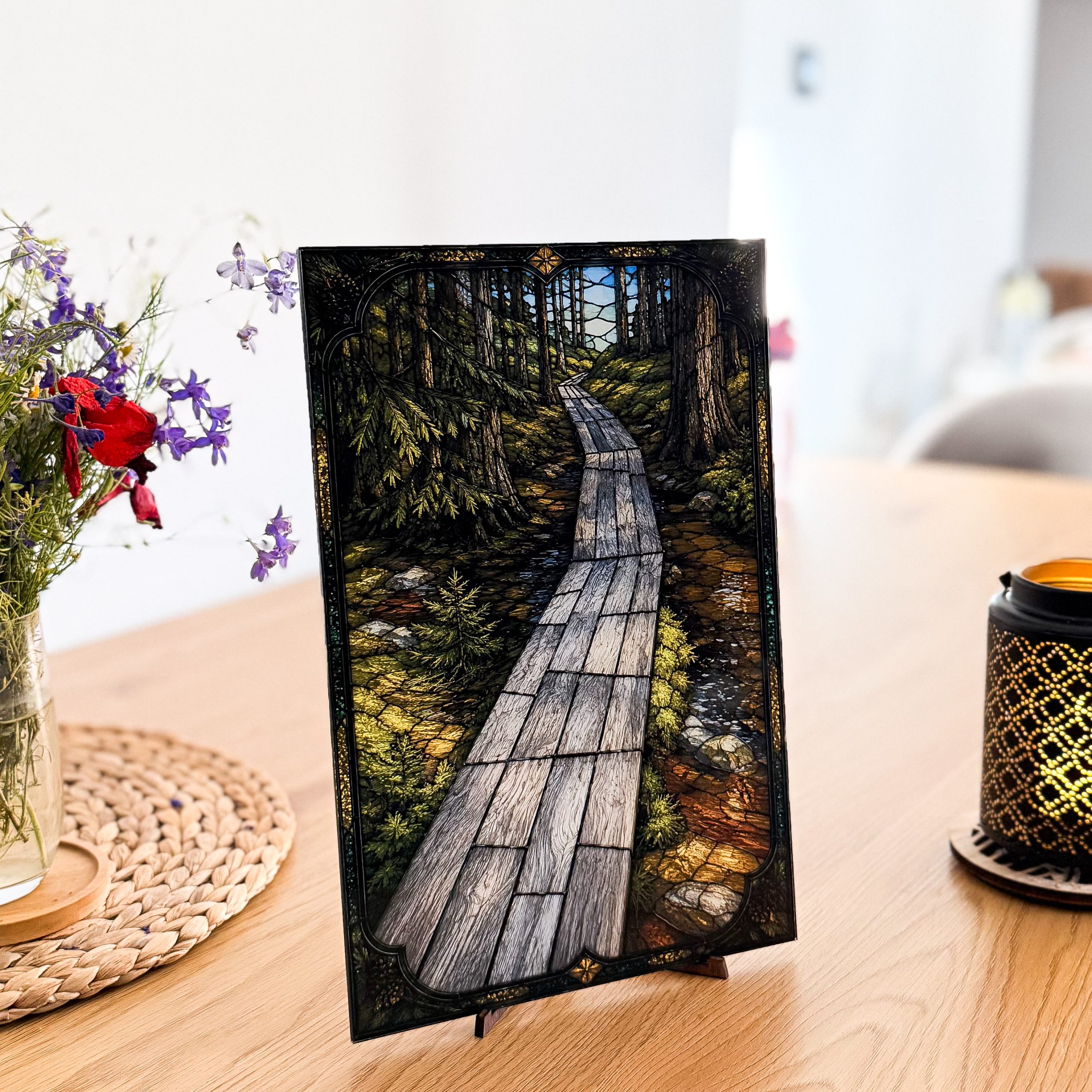 Bog Path - Decorative Acrylic Glass Panel - Mythpane Authentic - Image 2